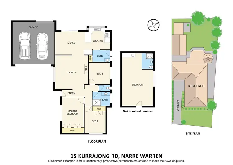 Floorplan of Homely house listing, 15 Kurrajong Road, Narre Warren VIC 3805