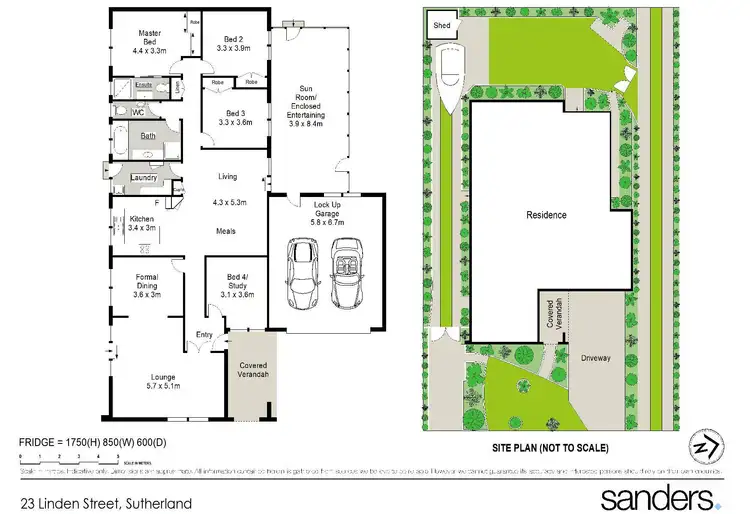 Floorplan of Homely house listing, 23 Linden Street, Sutherland NSW 2232
