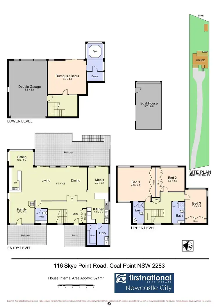 Floorplan of Homely house listing, 116-118 Skye Point Road, Coal Point NSW 2283