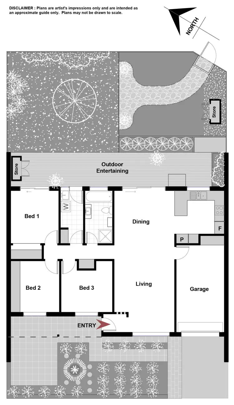 Floorplan of Homely townhouse listing, 14/59 Pethebridge Street, Pearce ACT 2607