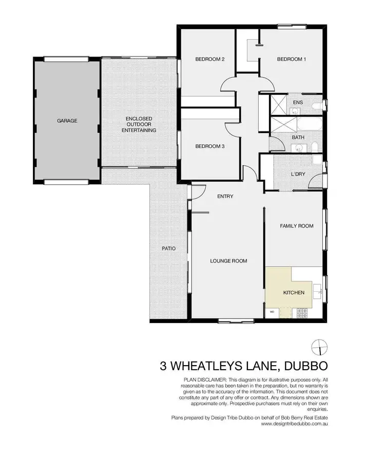 Floorplan of Homely house listing, 3 Wheatleys Lane, Dubbo NSW 2830