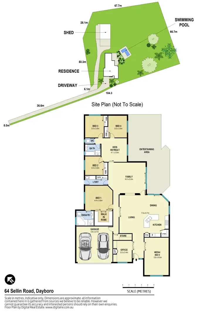 Floorplan of Homely house listing, 64 Sellin Road, Dayboro QLD 4521