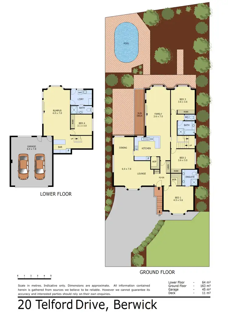 Floorplan of Homely house listing, 20 Telford Drive, Berwick VIC 3806