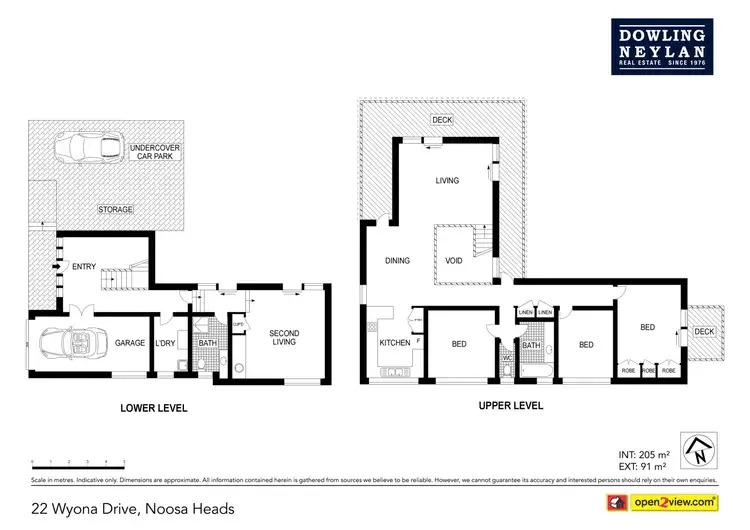 Floorplan of Homely house listing, 22 Wyona Drive, Noosa Heads QLD 4567