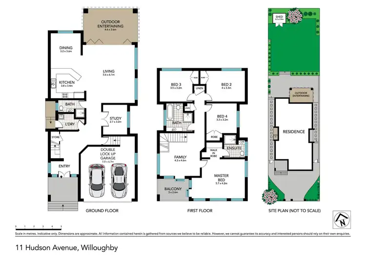 Floorplan of Homely house listing, 11 Hudson Avenue, Willoughby NSW 2068