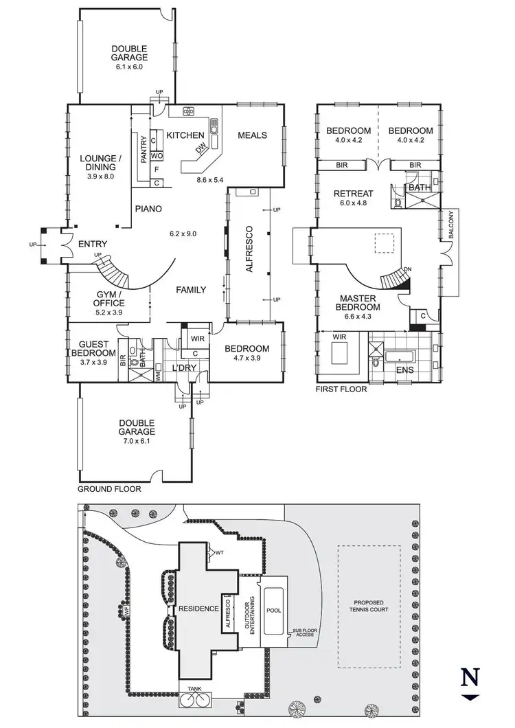 Floorplan of Homely house listing, 18 Bamfield Close, Templestowe VIC 3106