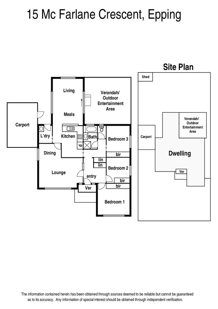Floorplan of Homely house listing, 15 McFarlane Crescent, Epping VIC 3076
