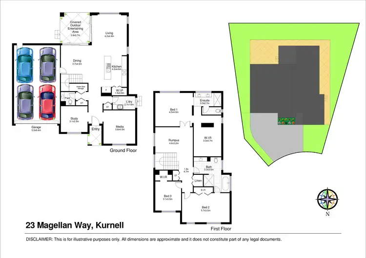 Floorplan of Homely house listing, 23 Magellan Way, Kurnell NSW 2231