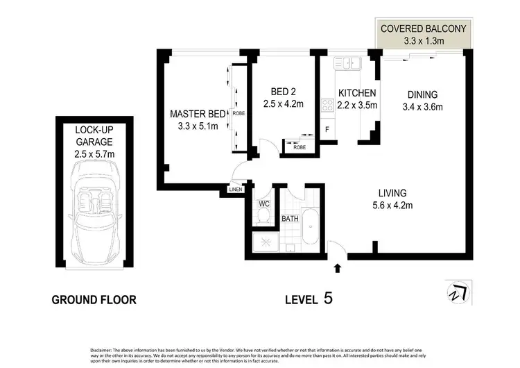 Floorplan of Homely apartment listing, 23/132 Bower Street, Manly NSW 2095