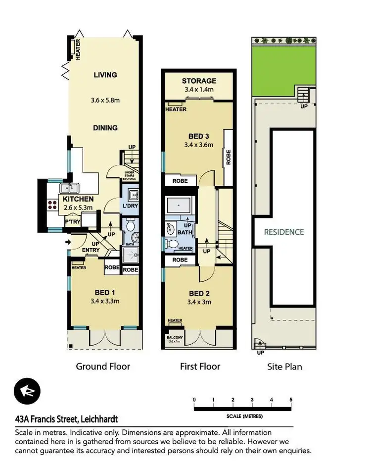 Floorplan of Homely house listing, 43a Francis Street, Leichhardt NSW 2040