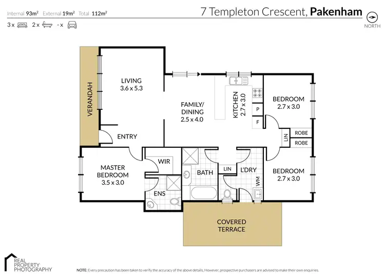 Floorplan of Homely house listing, 7 Templeton Crescent, Pakenham VIC 3810