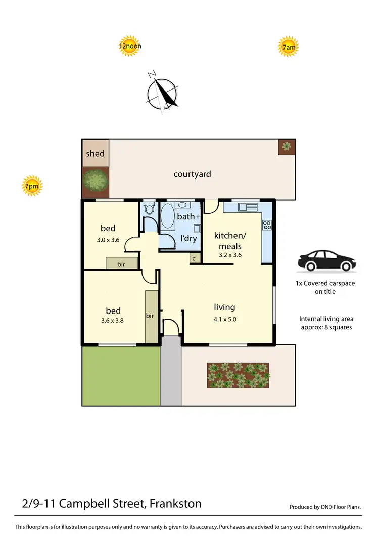 Floorplan of Homely unit listing, 2/9-11 Campbell Street, Frankston VIC 3199