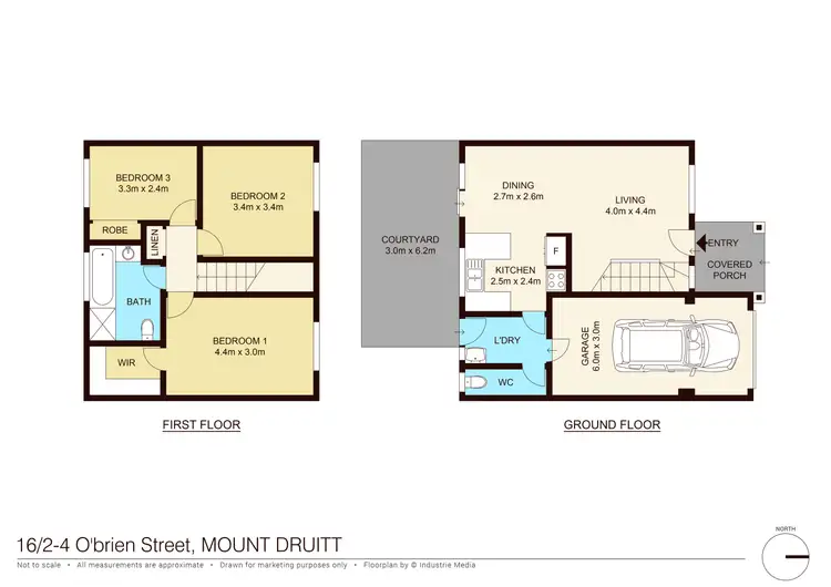 Floorplan of Homely townhouse listing, 16/2-4 O'Brien Street, Mount Druitt NSW 2770