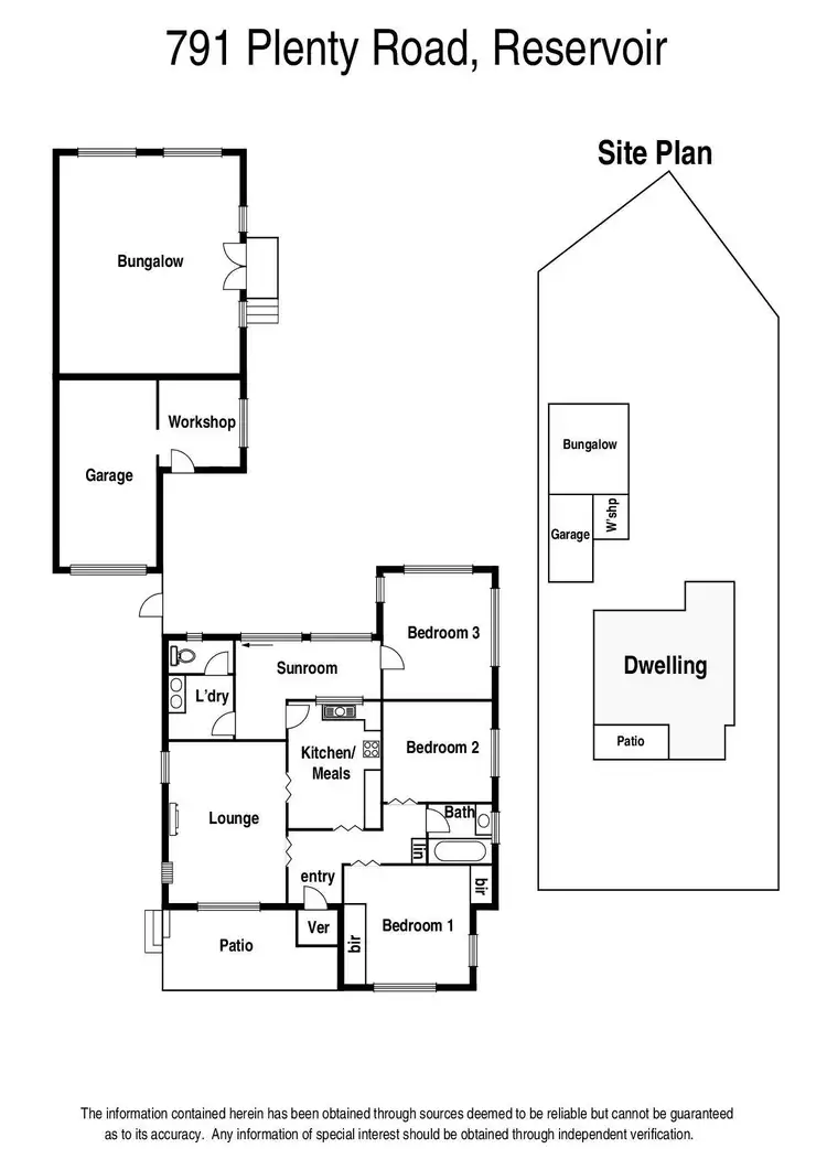 Floorplan of Homely house listing, 791 Plenty Road, Reservoir VIC 3073
