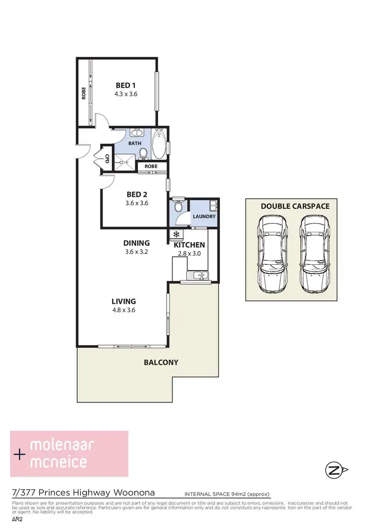 Floorplan of Homely unit listing, 7/377 Princes Highway, Woonona NSW 2517