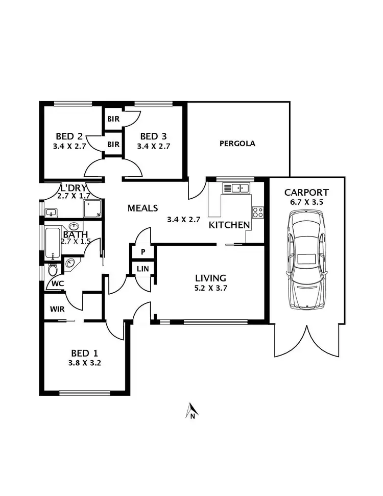 Floorplan of Homely house listing, 30 Gleneagles Drive, Sunbury VIC 3429