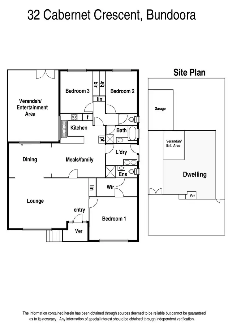 Floorplan of Homely house listing, 32 Cabernet Crescent, Bundoora VIC 3083
