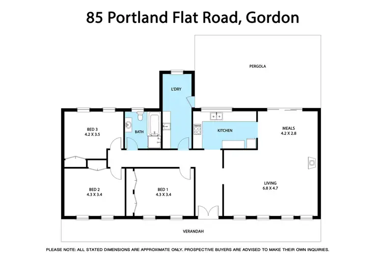 Floorplan of Homely rural property listing, 85 Portland Flat Road, Gordon VIC 3345