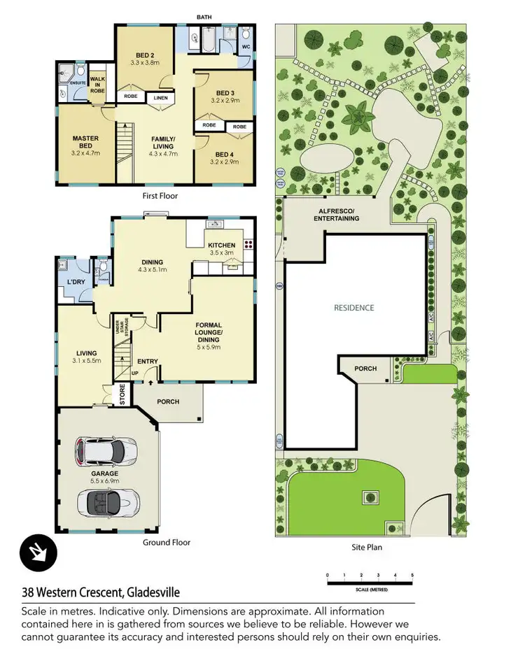 Floorplan of Homely house listing, 38 Western Crescent, Gladesville NSW 2111