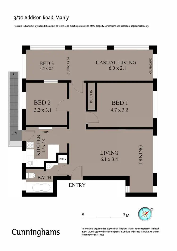 Floorplan of Homely apartment listing, 3/70 Addison Road, Manly NSW 2095