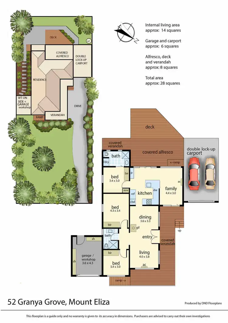 Floorplan of Homely house listing, 52 Granya Grove, Mount Eliza VIC 3930