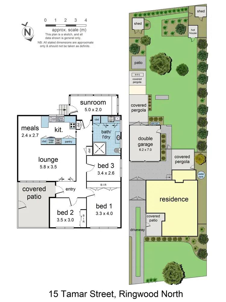 Floorplan of Homely house listing, 15 Tamar Street, Ringwood North VIC 3134