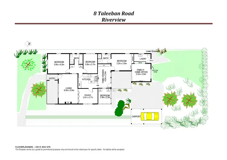 Floorplan of Homely house listing, 8 Taleeban Road, Riverview NSW 2066