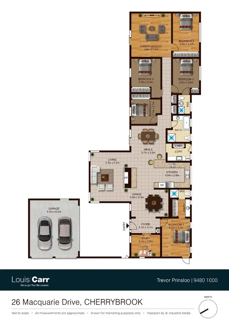 Floorplan of Homely house listing, 26 Macquarie Drive, Cherrybrook NSW 2126
