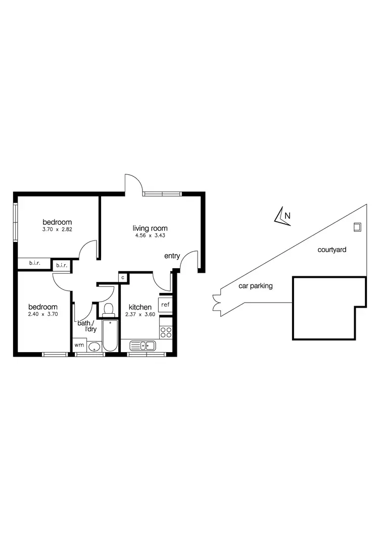 Floorplan of Homely apartment listing, 11/53 Morris Street, Williamstown VIC 3016
