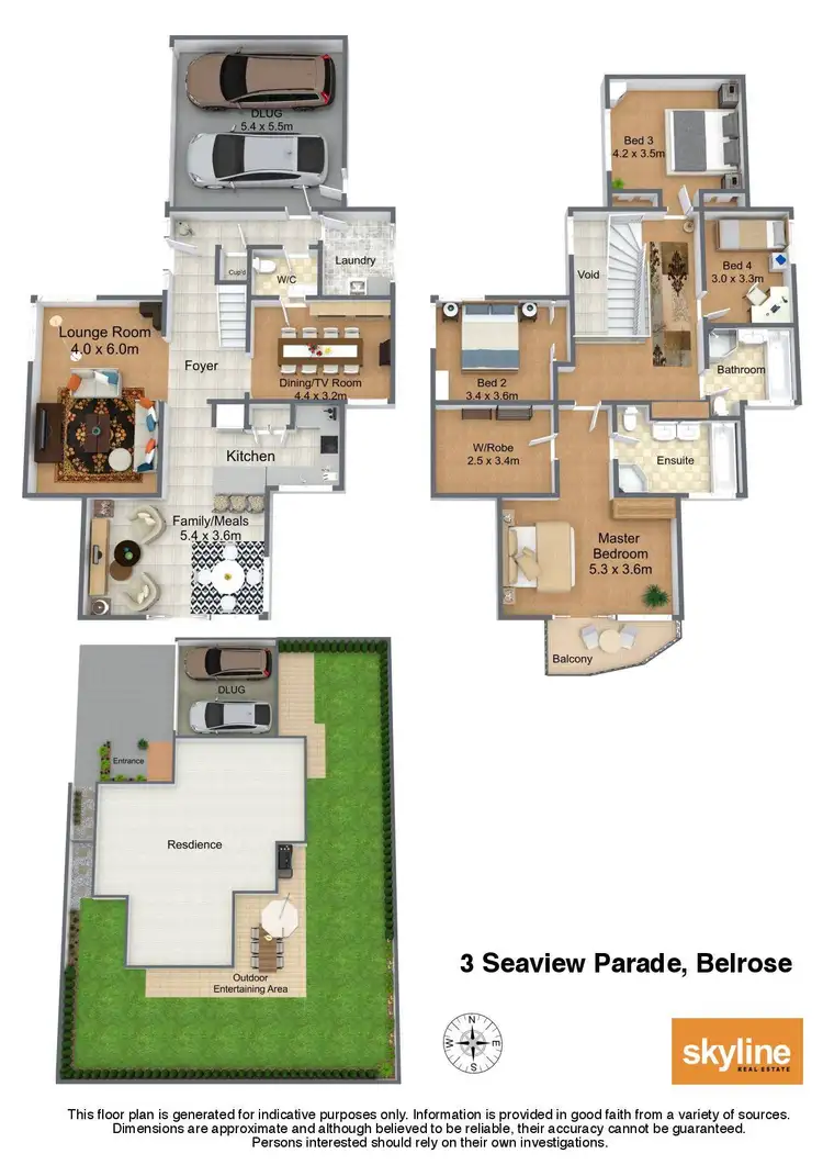 Floorplan of Homely house listing, 3 Seaview Parade, Belrose NSW 2085