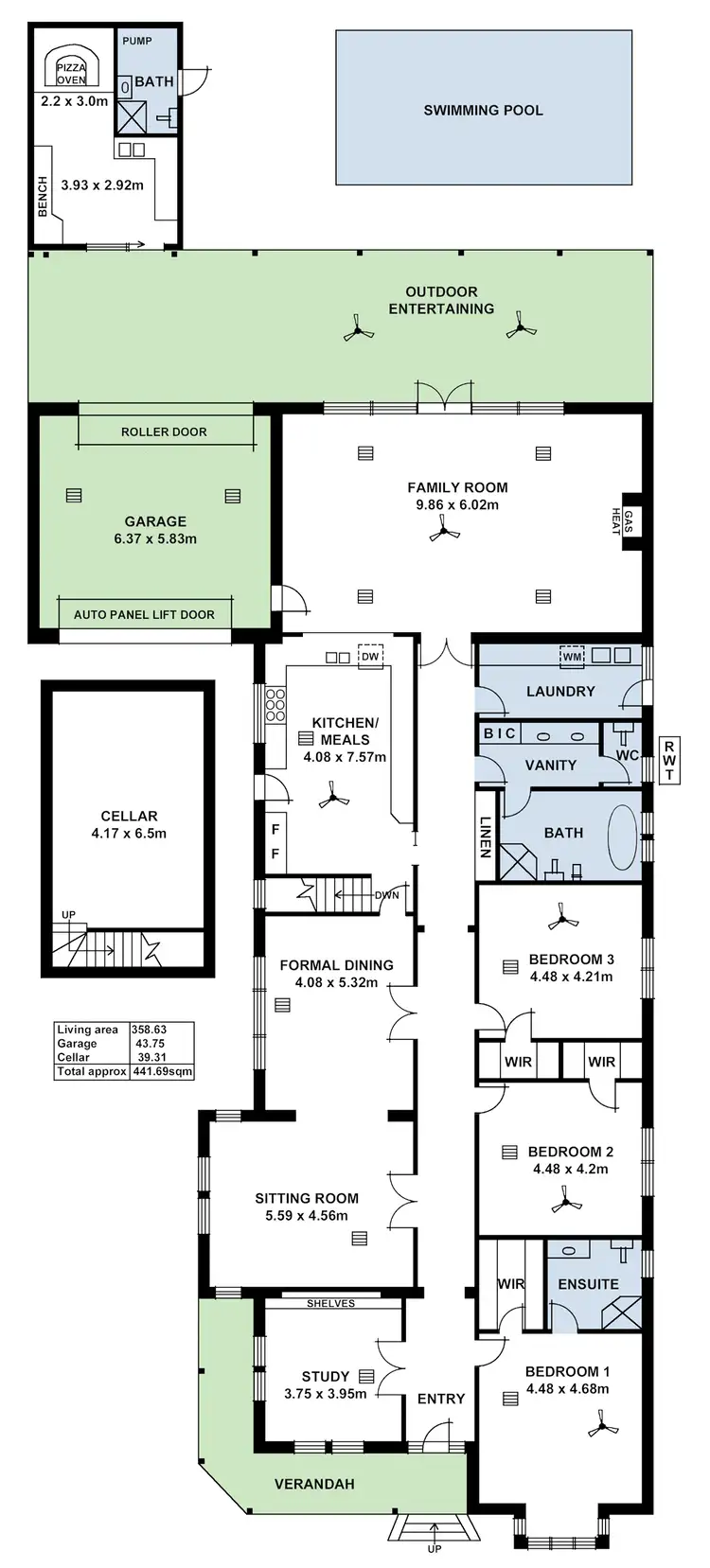 Floorplan of Homely house listing, 93 Fifth Avenue, Joslin SA 5070