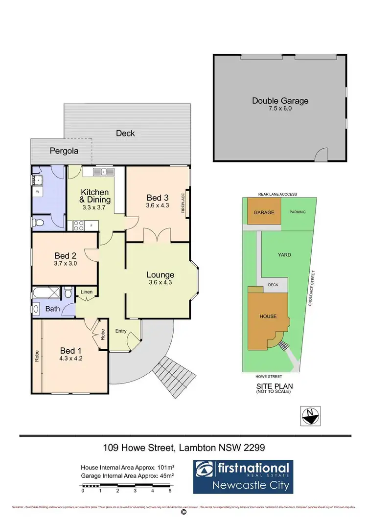 Floorplan of Homely house listing, 109 Howe Street, Lambton NSW 2299
