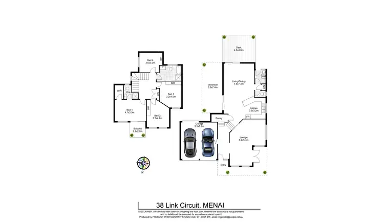 Floorplan of Homely house listing, 38 Link Circuit, Menai NSW 2234