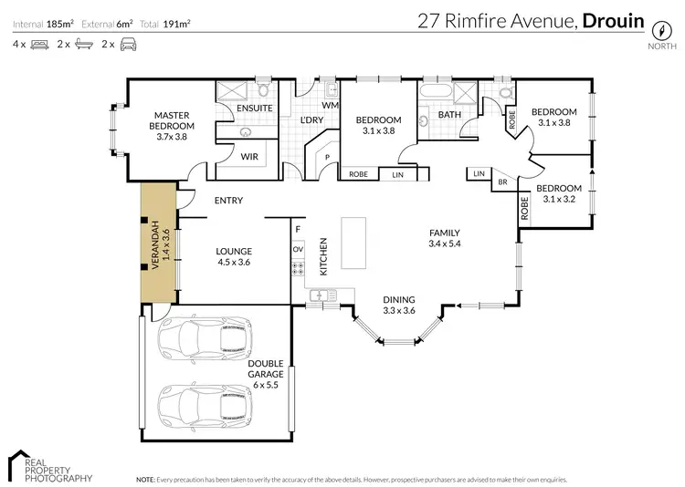 Floorplan of Homely house listing, 27 Rimfire Avenue, Drouin VIC 3818