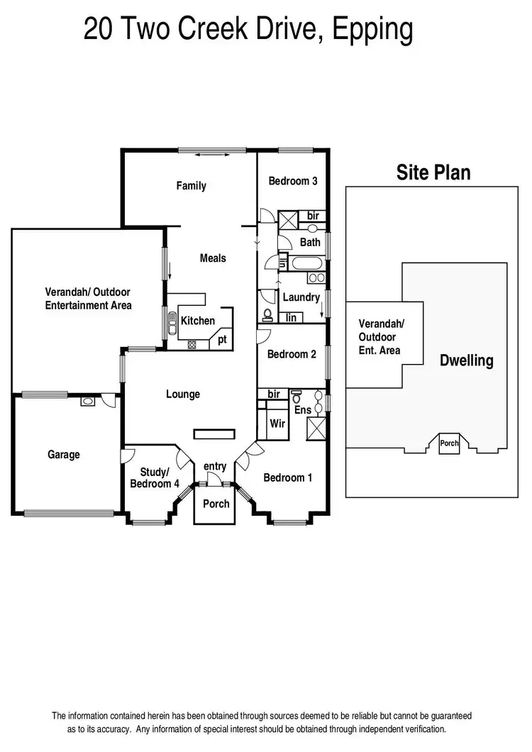 Floorplan of Homely house listing, 20 Two Creek Drive, Epping VIC 3076
