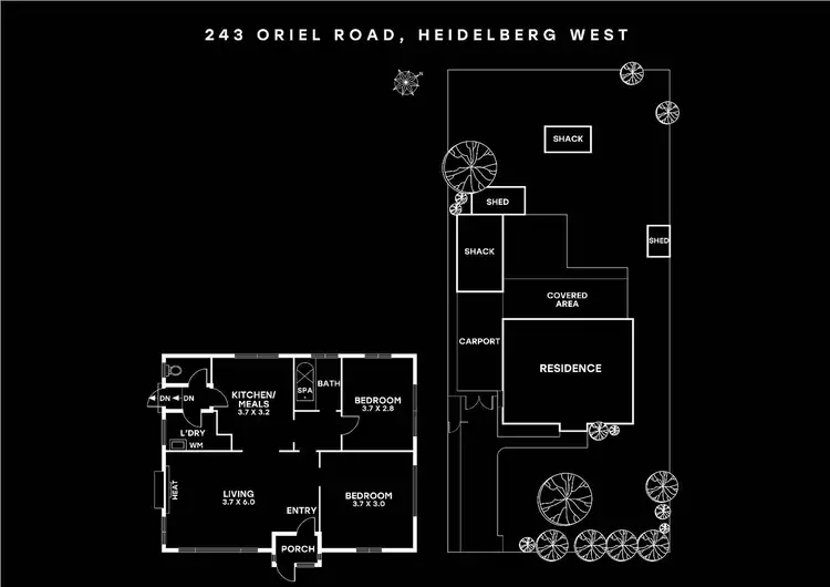 Floorplan of Homely house listing, 243 Oriel Road, Heidelberg West VIC 3081