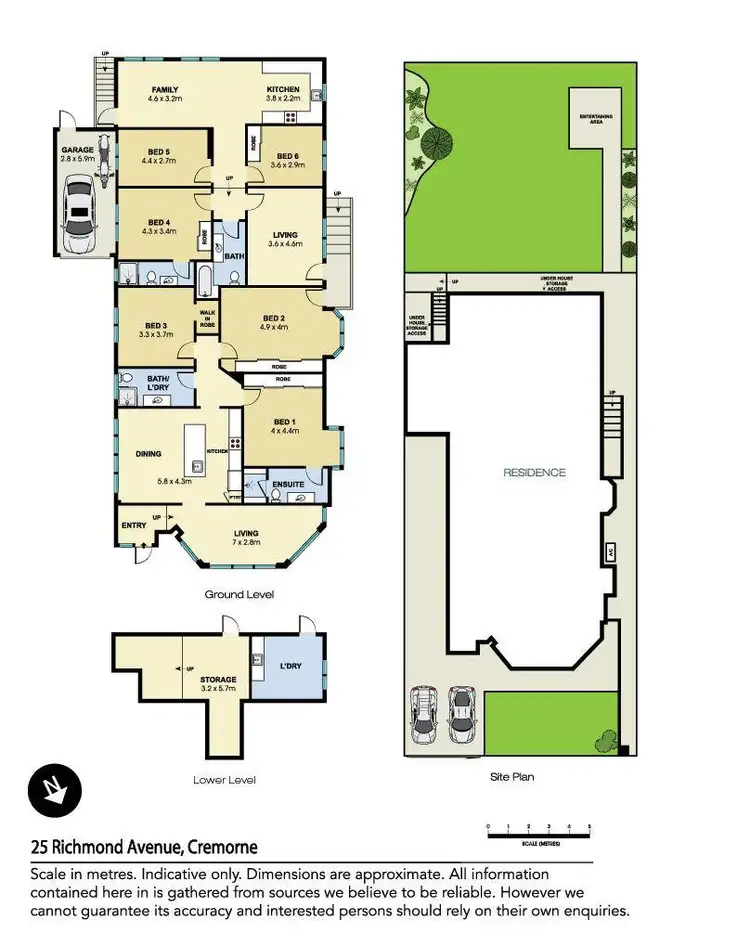 Floorplan of Homely house listing, 25 Richmond Avenue, Cremorne NSW 2090