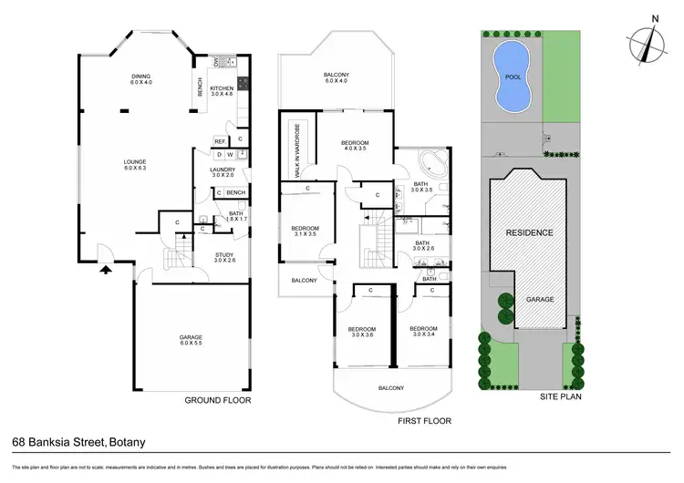 Floorplan of Homely house listing, 68 Banksia Street, Botany NSW 2019