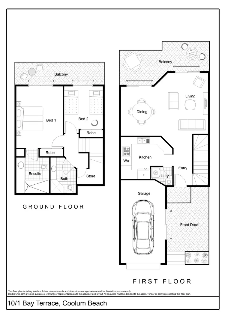 Floorplan of Homely unit listing, 10/1 Bay Terrace, Coolum Beach QLD 4573