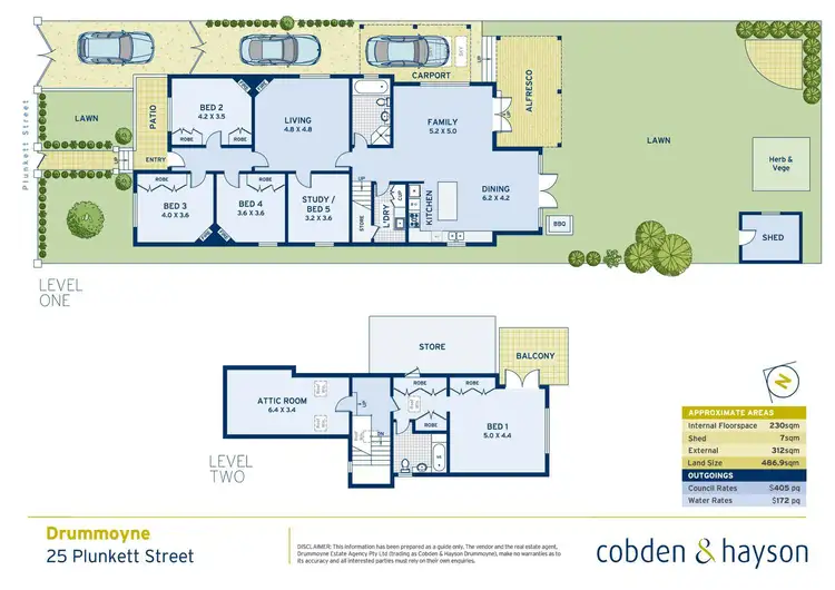 Floorplan of Homely house listing, 25 Plunkett Street, Drummoyne NSW 2047