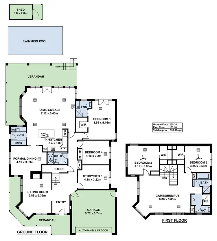 Floorplan of Homely house listing, 13 Grevillea Crescent, Stonyfell SA 5066
