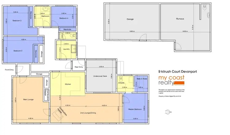 Floorplan of Homely house listing, 9 Kilrush Court, Devonport TAS 7310