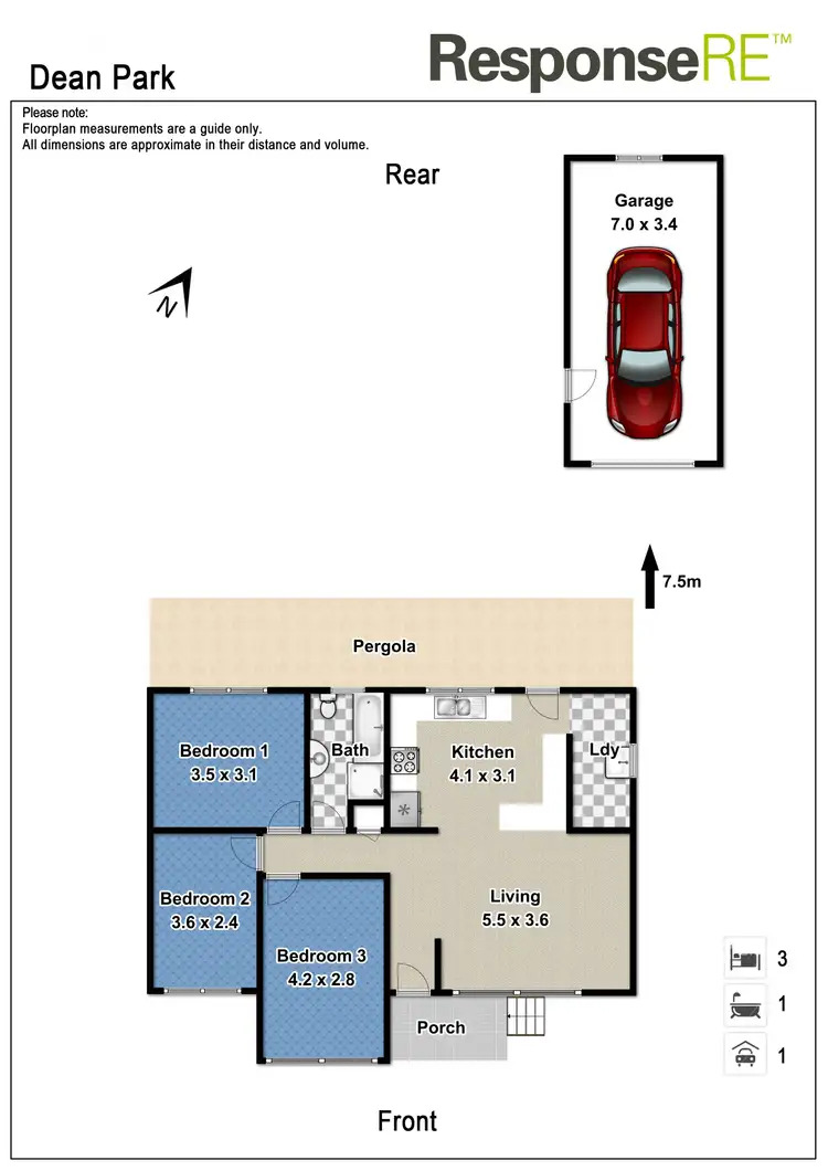 Floorplan of Homely house listing, 29 Malone Crescent, Dean Park NSW 2761