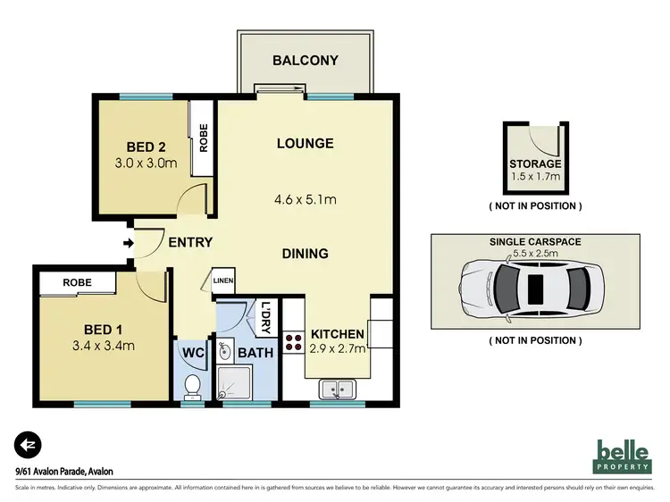 Floorplan of Homely apartment listing, 9/61 Avalon Parade, Avalon Beach NSW 2107