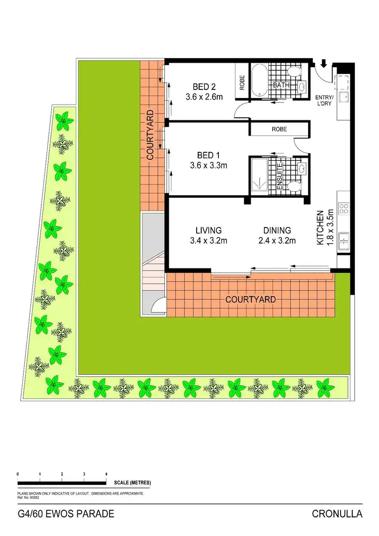 Floorplan of Homely apartment listing, G4/60 Ewos Parade, Cronulla NSW 2230