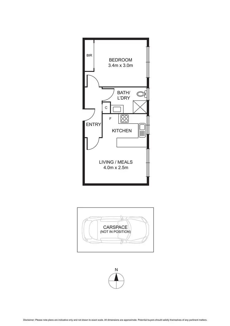 Floorplan of Homely apartment listing, 5/12 Walker Street, Brunswick West VIC 3055