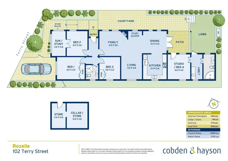 Floorplan of Homely house listing, 102 Terry Street, Rozelle NSW 2039