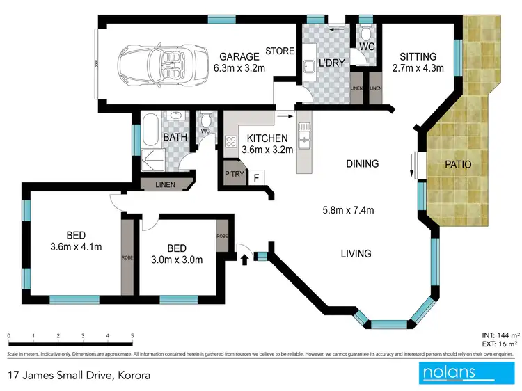 Floorplan of Homely house listing, 17 James Small Drive, Korora NSW 2450