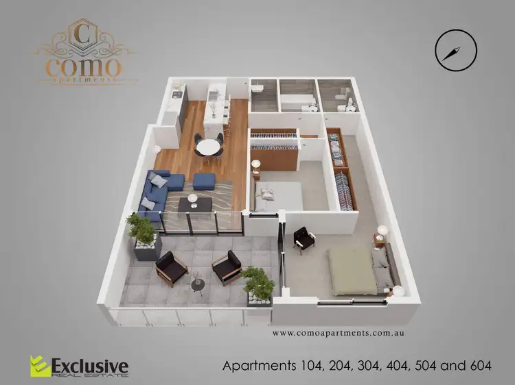 Floorplan of Homely apartment listing, 304/19-23 Short Street, Homebush NSW 2140