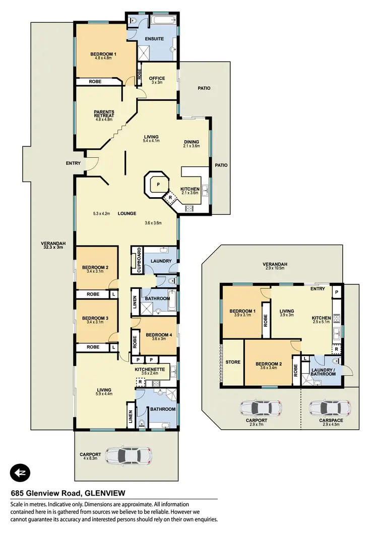 Floorplan of Homely house listing, 685 Glenview Road, Glenview QLD 4553